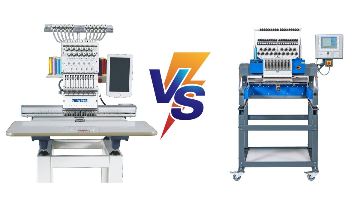 The Fortever 1501 VS ZSK Sprint 7XL Embroidery Machine Comparison
