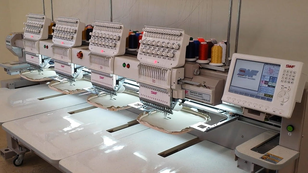 swf 4 head embroidery machine price