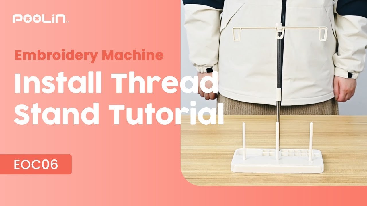 Thread Stand Mastery: Optimize Tension and Workflow for Machine Embroidery