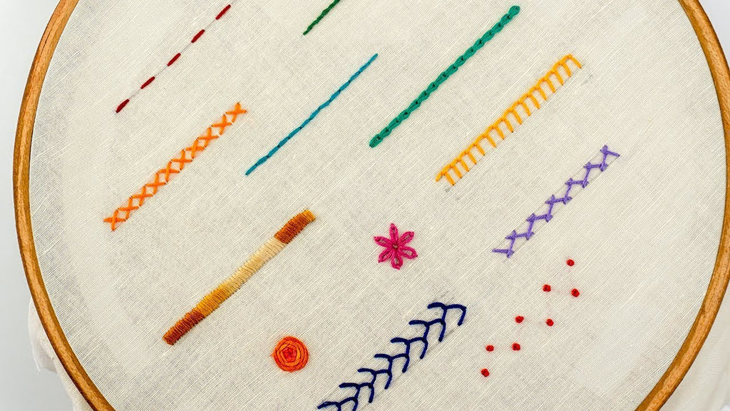 how to start an embroidery