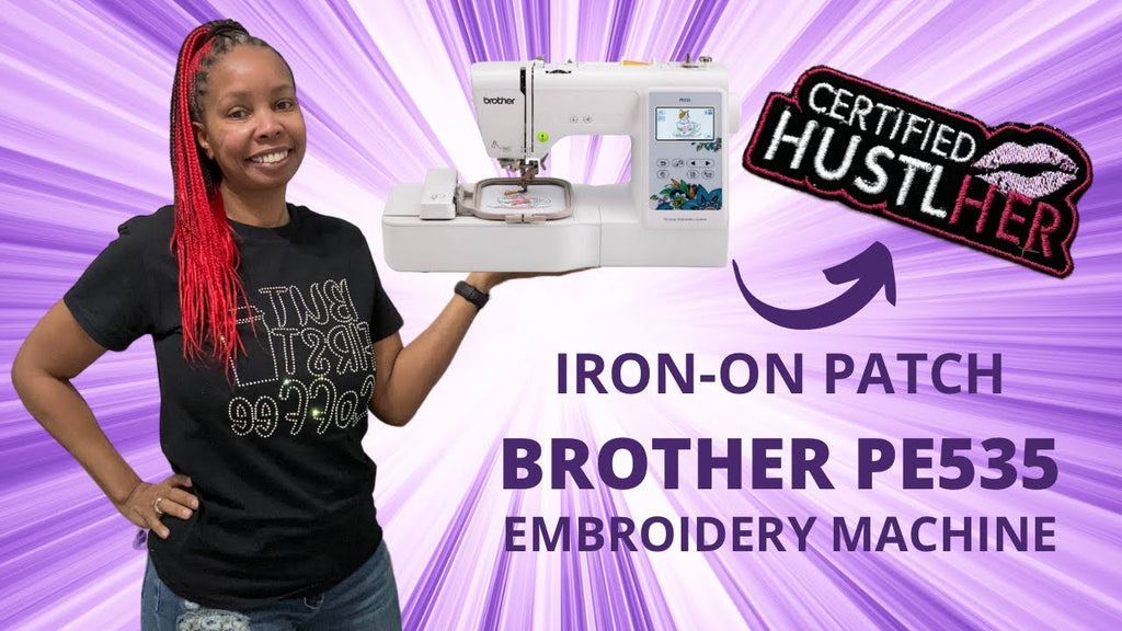 embroidery machine to make patches