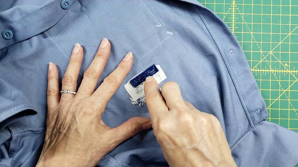 how to remove an embroidered patch