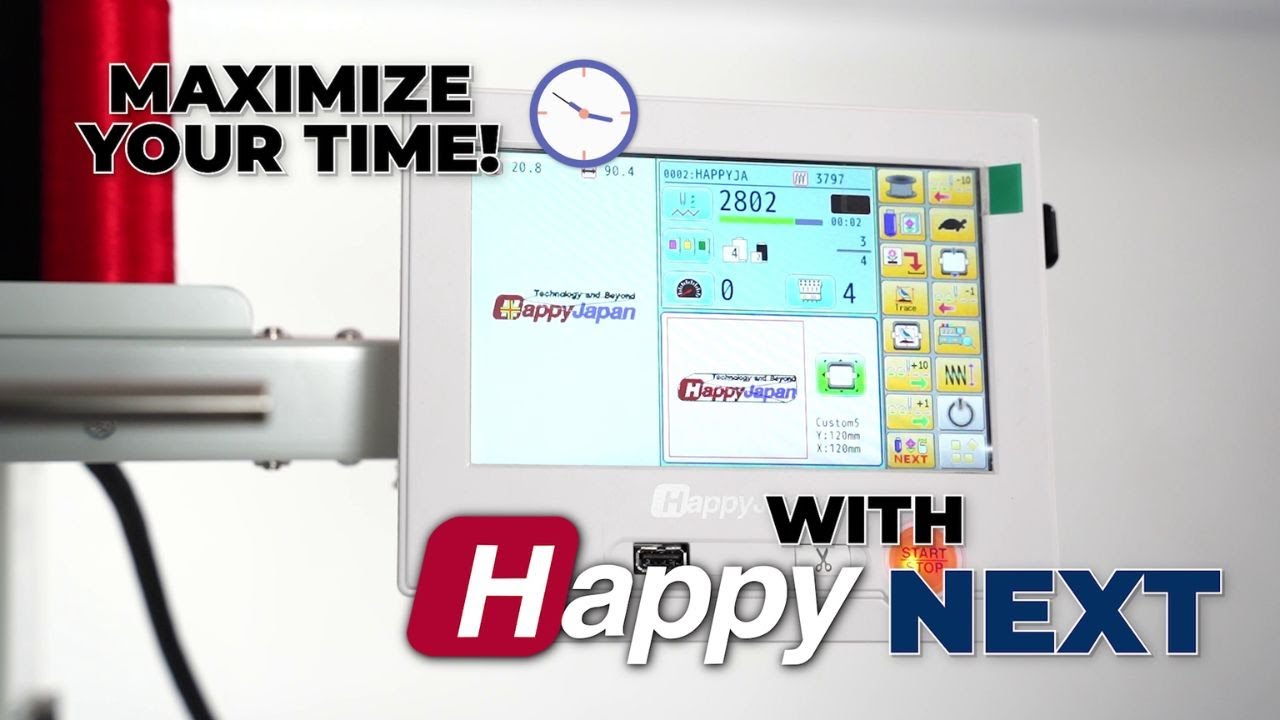 happytimeページ HappyJapan Embroidery Machines: 2025 Buyer's Guide with Technical