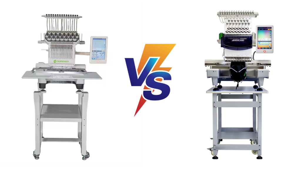 The Highland E-1501 vs Promaker M-1501 Embroidery Machine Comparison