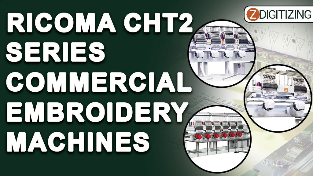 ricoma 2 head embroidery machine