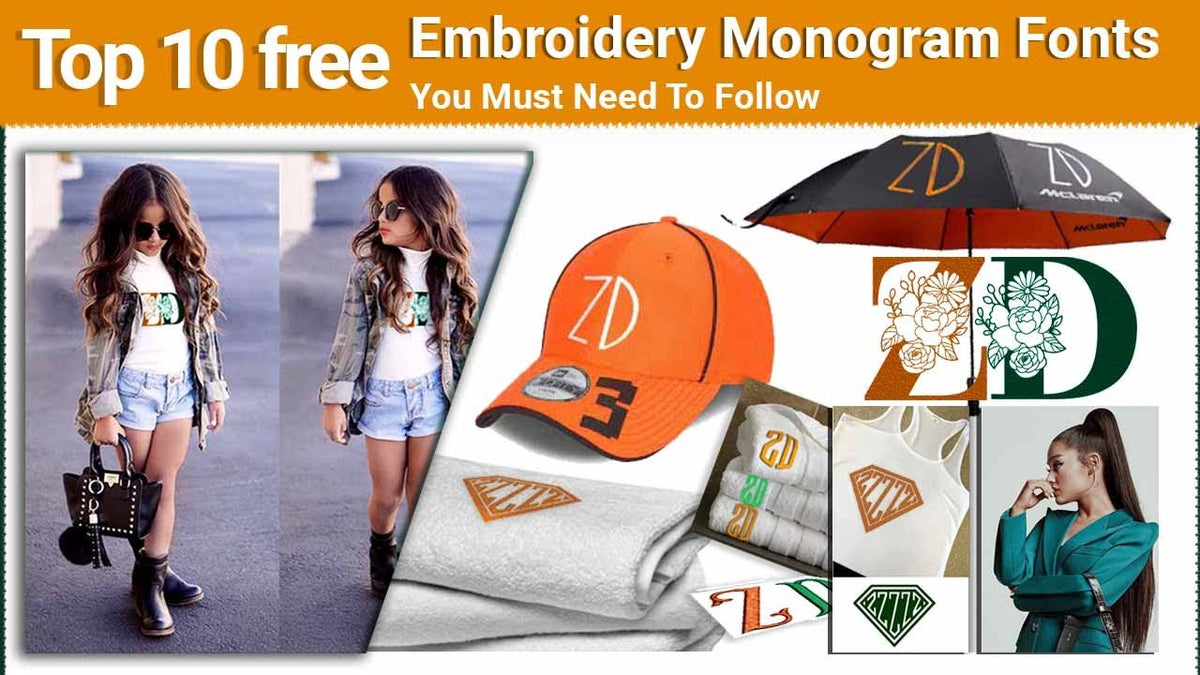 Machine Embroidery Monogram Fonts: Ultimate Guide to Styles, Tips & Re ...