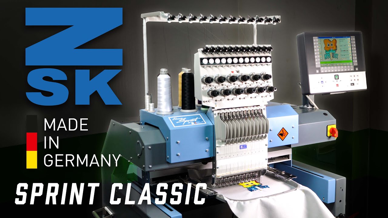 ZSK Sprint Classic Embroidery Machine: Technical Breakdown and Professional Applications