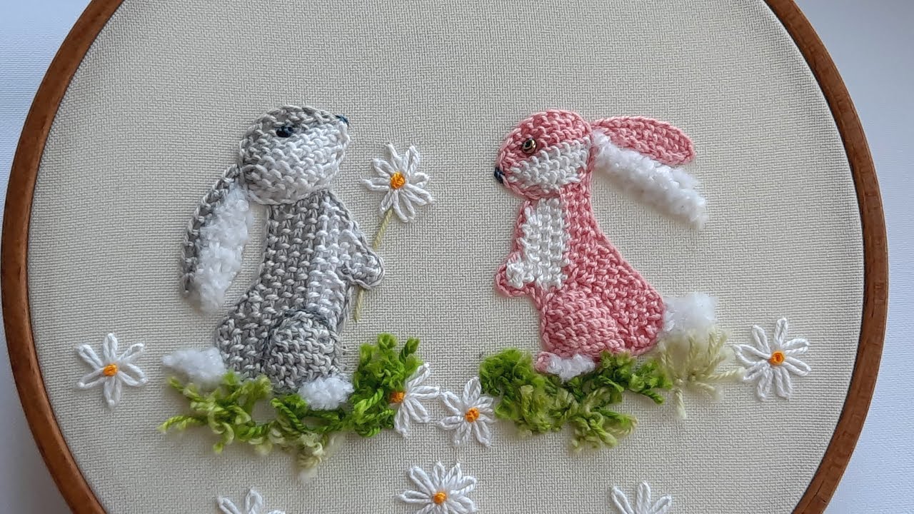 Rabbit Machine Embroidery: Appliqué, 3D Puff Guide – MaggieFrameStore