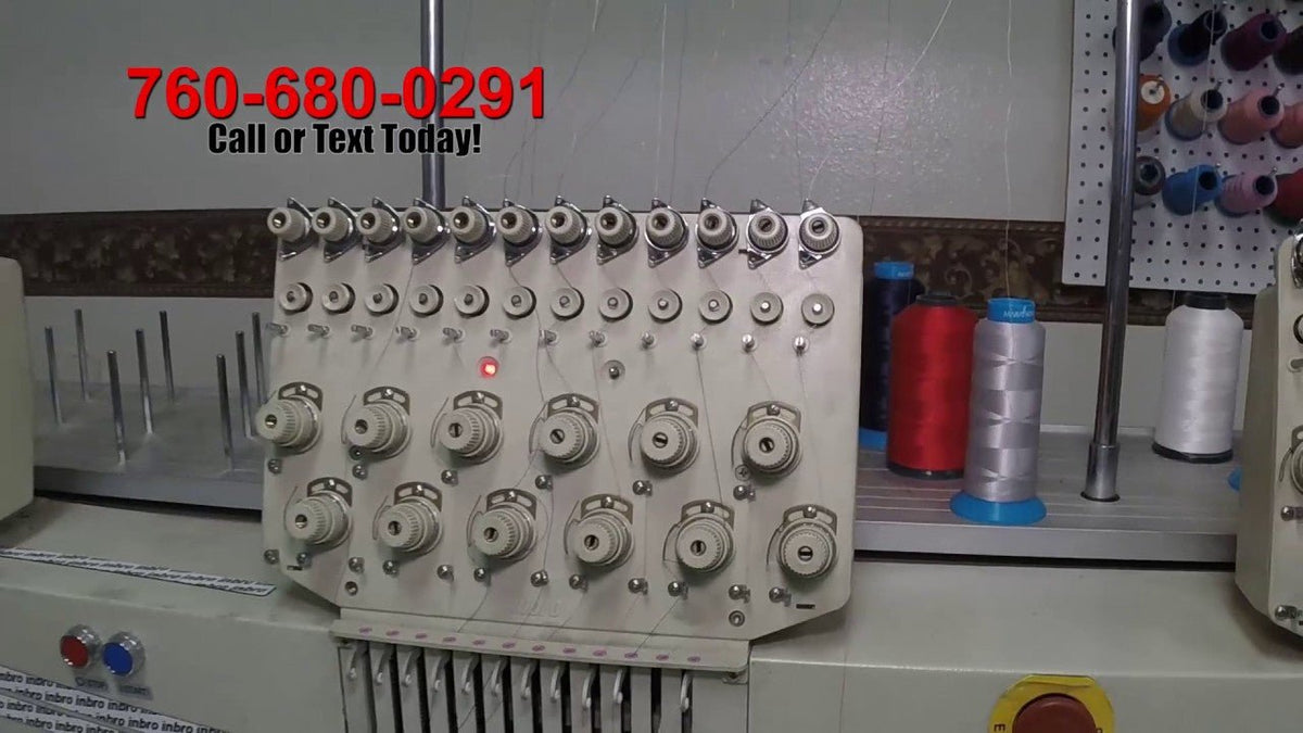 Inbro 12-Needle Machine: Pneumatic Threading, 520 x 360mm ...