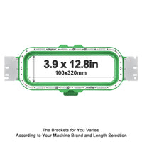 MaggieFrame Magnetic Hoop 3.9"x12.8" | 100x320mm for BAI - MaggieFrameStore