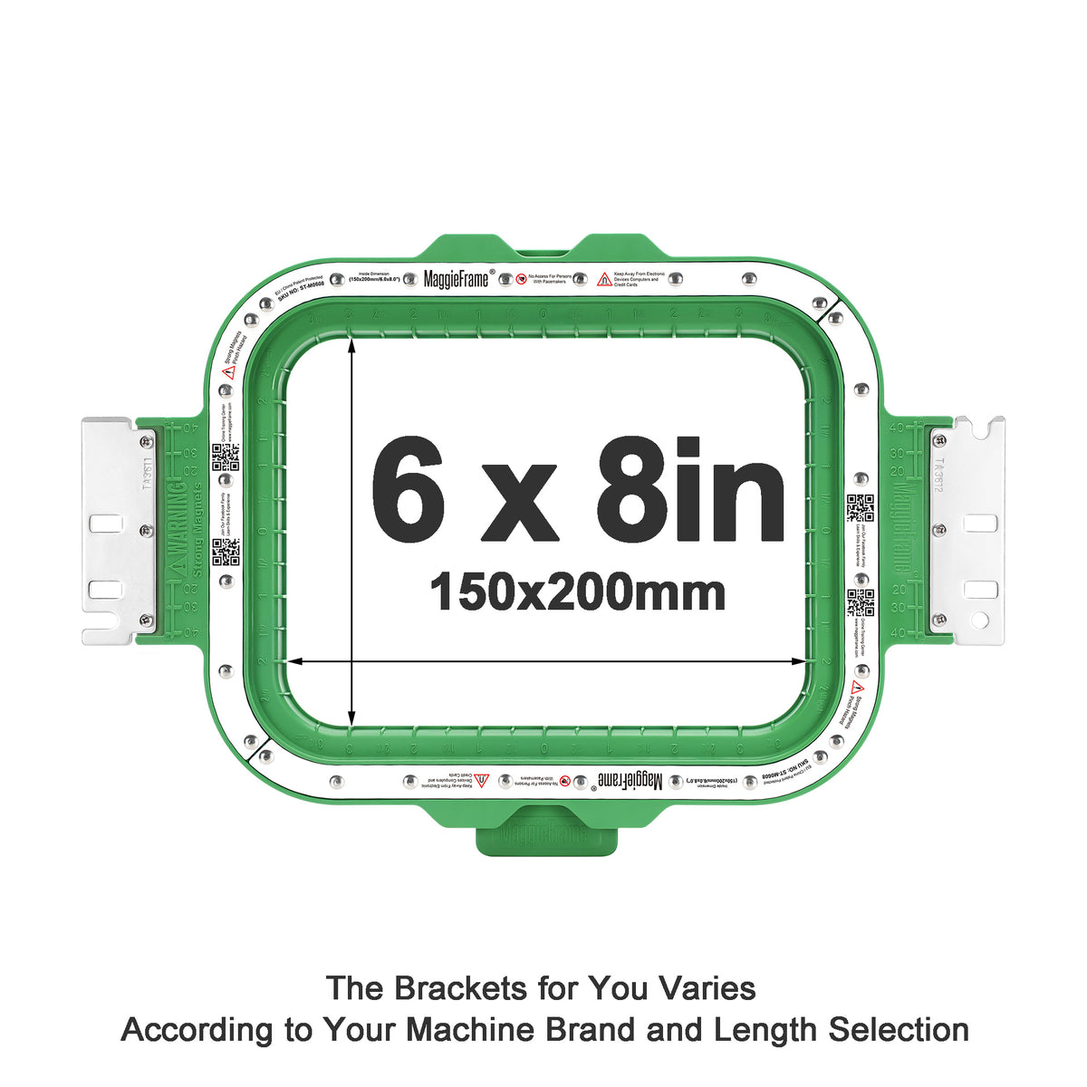 MaggieFrame Magnetic Hoop 6"x 8" | 150x200mm for VELLES - MaggieFrameStore