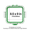 MaggieFrame Magnetic Hoop 8.5"x9" | 215x230mm for Ricoma  (Not For EM1010)