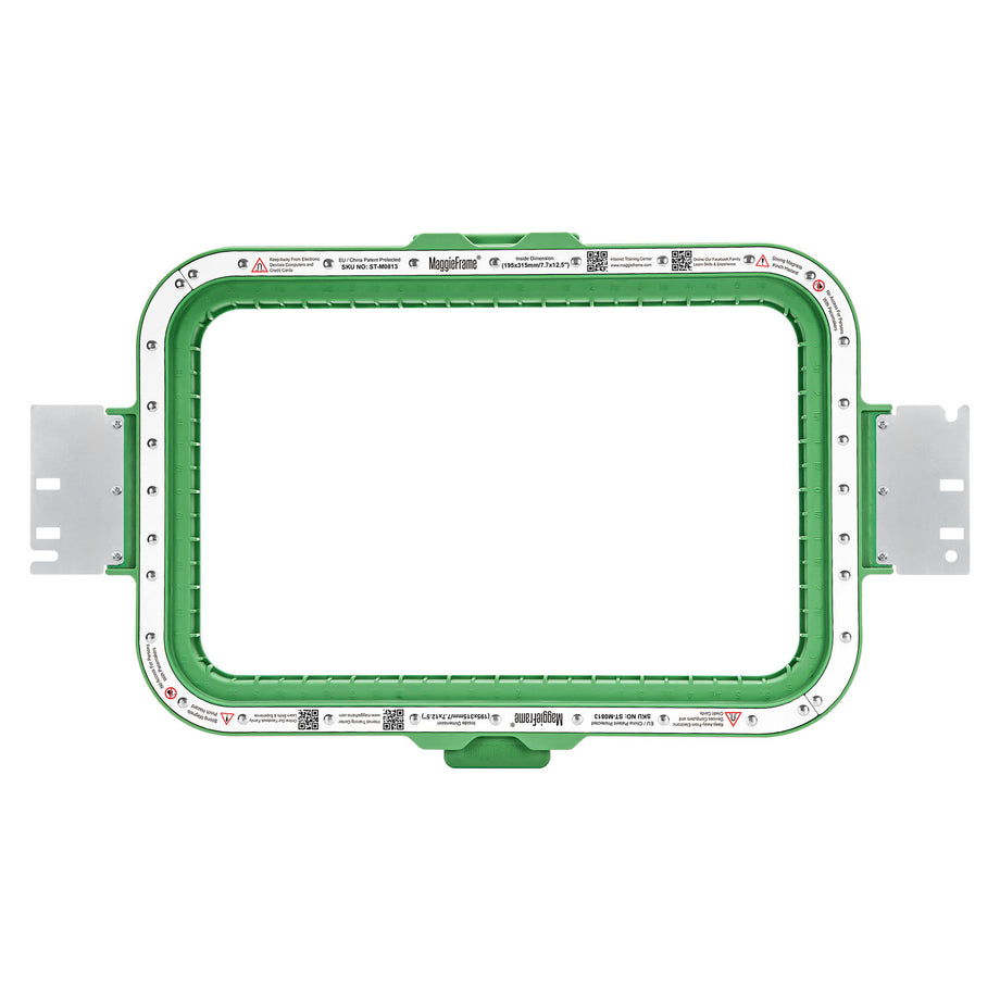 MaggieFrame Magnetic Hoop 7.7″ × 12.5″ (195 × 315 mm) for ZSK
