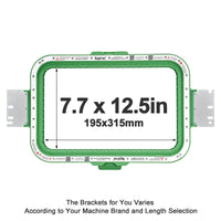 MaggieFrame Magnetic Hoop 7.7"x12.5" | 195x315mm for BAI - MaggieFrameStore