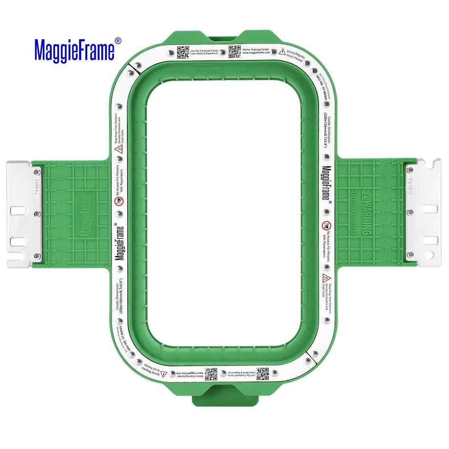 MaggieFrame Magnetic Hoop for Redline Embroidery Machine – 7.6