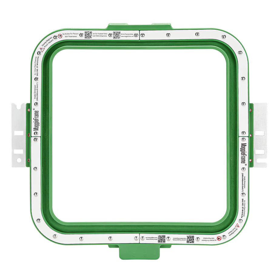 MaggieFrame Magnetic Hoop 9.5″ × 9.5″ (240 × 240 mm) for ZSK