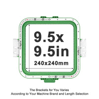 MaggieFrame Magnetic Hoop 9.5" | 240x240mm for SWF - MaggieFrameStore