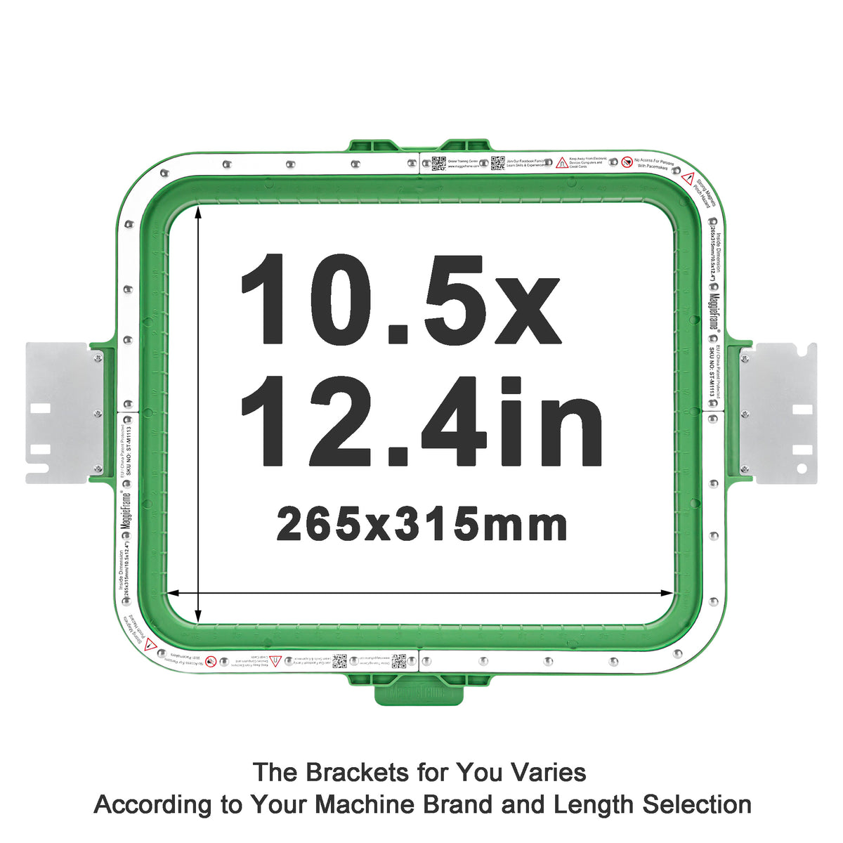 MaggieFrame Magnetic Hoop 10.5"x12.4" | 265x315mm for Yinghe - MaggieFrameStore