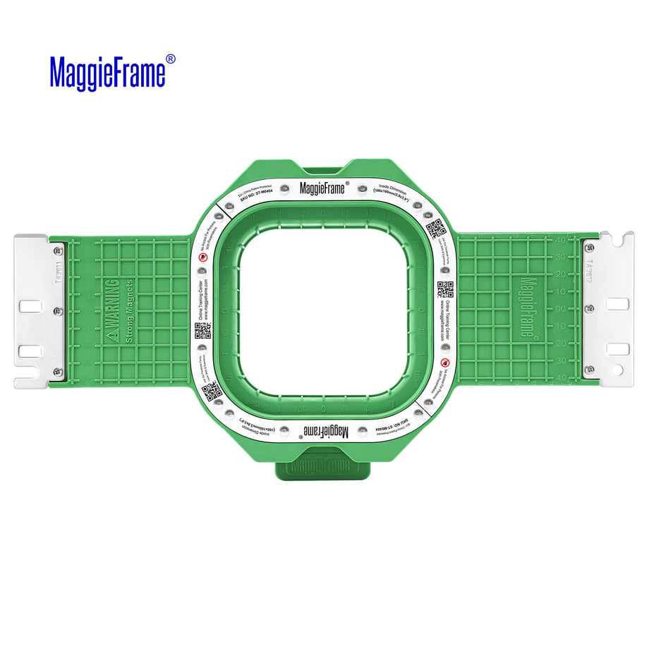 MaggieFrame Magnetic Hoop for Elna Embroidery Machine – 3.9″×3.9