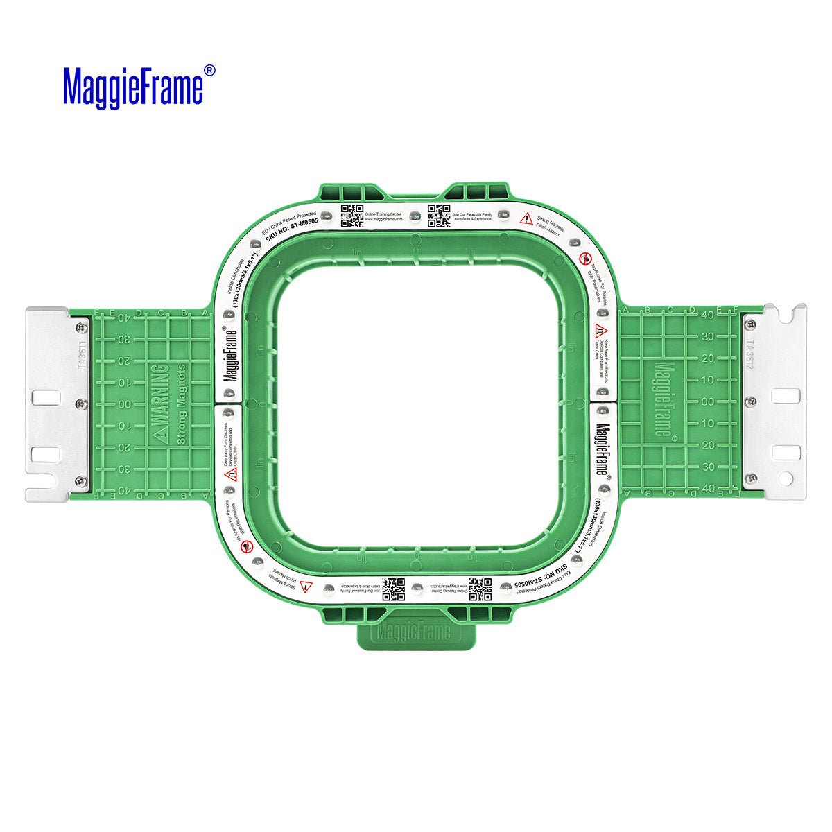 MaggieFrame Magnetic Hoop 5.1" | 130x130mm for Husqvarna Viking - MaggieFrameStore
