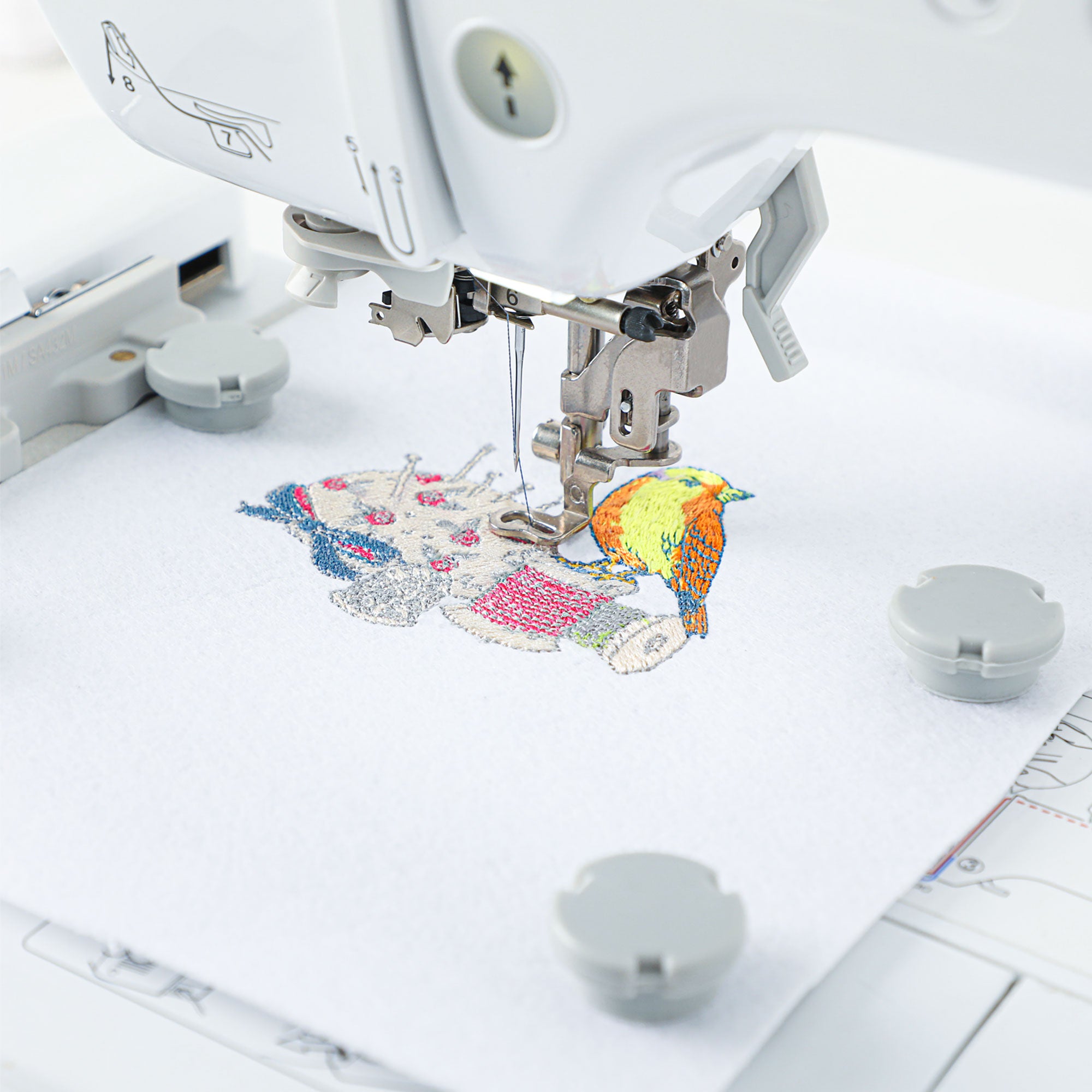 MaggieFrame Magnetic Hoop VK439 (4×4″ / 100×200 mm) for Husqvarna