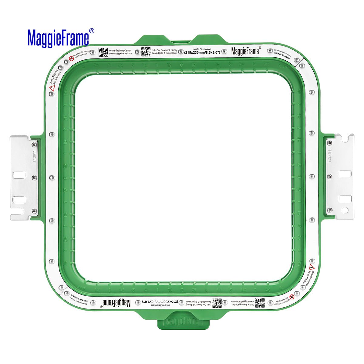 MaggieFrame Magnetic Hoop 8.5"x9" | 215x230mm for CBL - MaggieFrameStore
