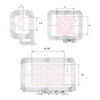 Magnetic Hoop Set for Brother SE600, SE625, PE535, SE700, and Babylock Verve, Metal Magnet Embroidery Machine Sash Frames