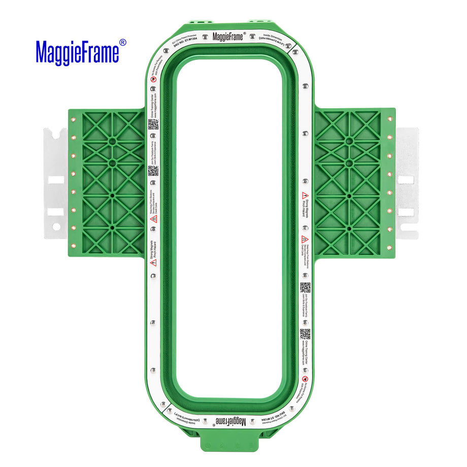 MaggieFrame Magnetic Hoop 12.6″ × 3.9″ (320 × 100 mm) for ZSK