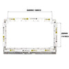 إطار تطريز مغناطيسي MaggieFrame مقاس ‎3.9″‎ ‎(100 × 100 مم)‎ لماكينات Brother VR / PR1X / PR600 / PR670E / PR1000E / PR1055X