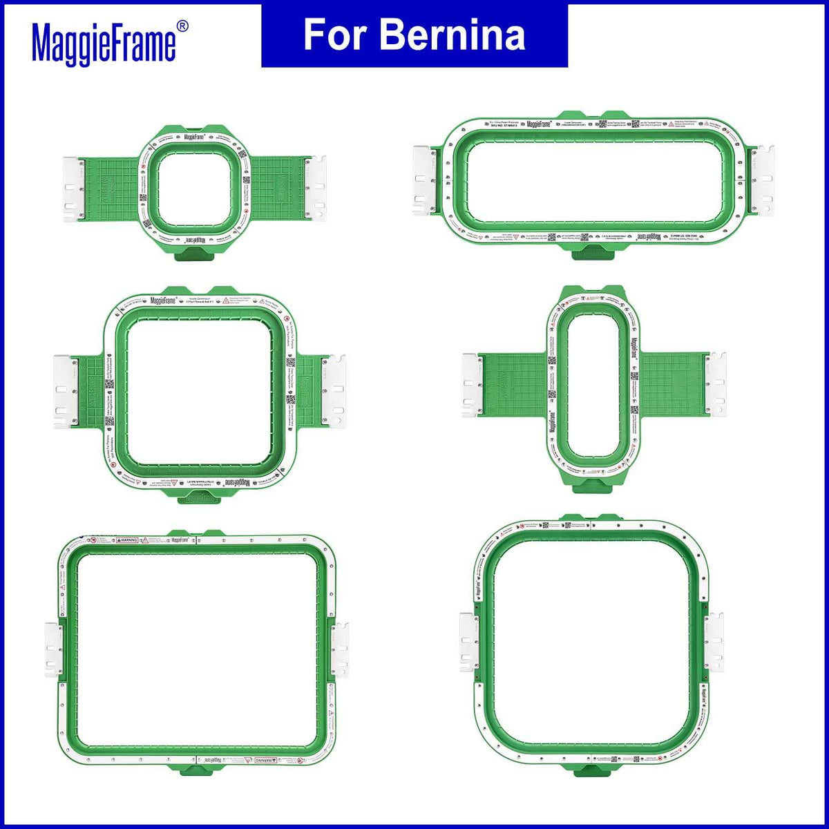 MaggieFrame Magnetic Hoop for Bernina Embroidery Machine - MaggieFrameStore