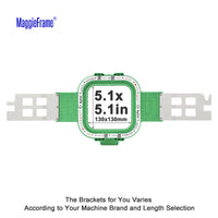 MaggieFrame Magnetic Hoop 5.1" | 130x130mm for Barudan EFP - MaggieFrameStore