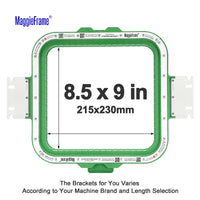 MaggieFrame Magnetic Hoop 8.5"x9" | 215x230mm for HO Style Embroidery Machine - MaggieFrameStore