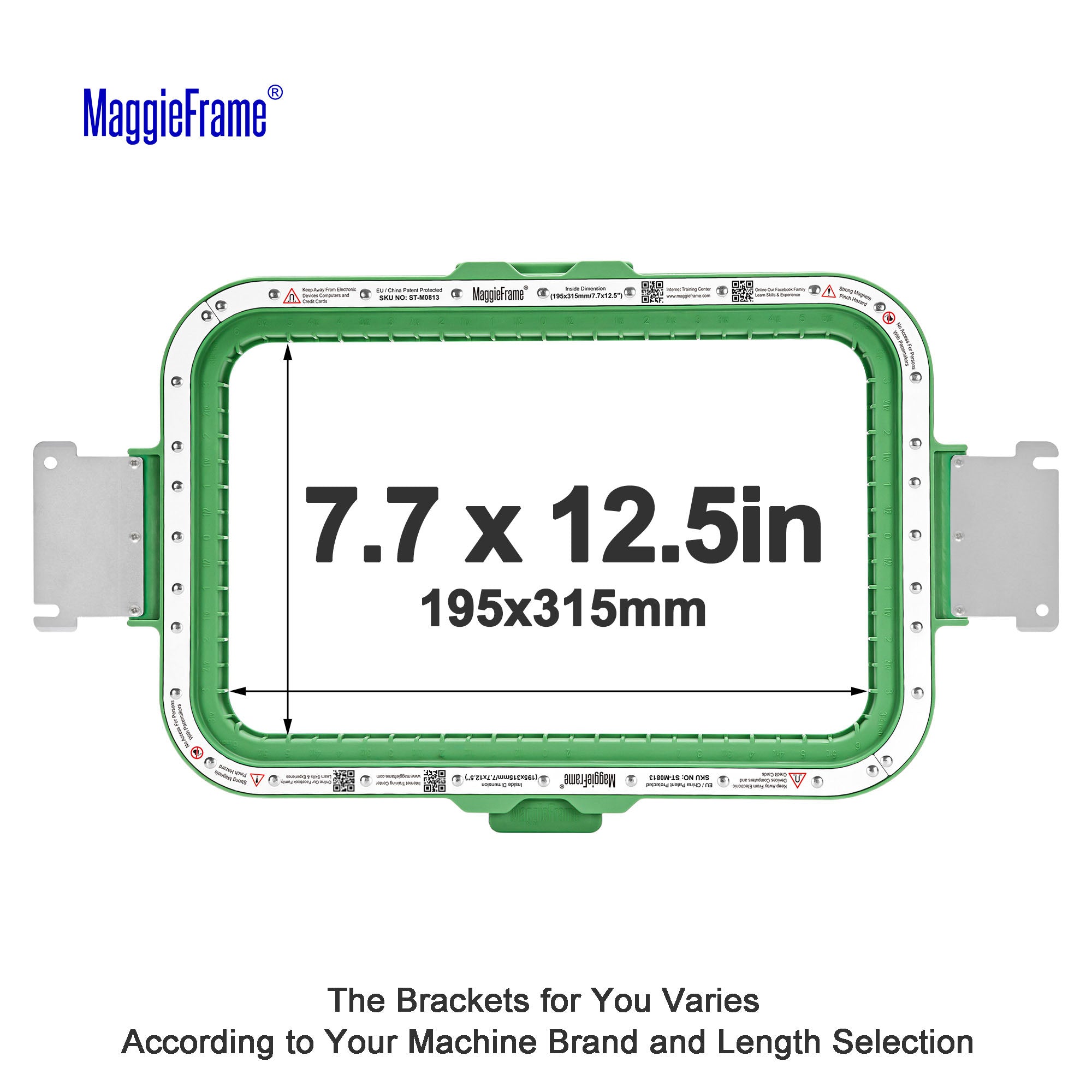 thumbnail image 2 of Magnetic Hoop Set For Brother PE900 SE2000 PE800 SE1900 PE770 780D PE7... 2 of 10