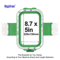 MaggieFrame Magnetic Hoop 8.7"x5" | 220x130mm for HO Style Embroidery Machine - MaggieFrameStore