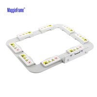 Magnetic Hoop Set with Square Magnet Blocks for Brother SE600 PE550D SE700 PE535 SE400 PE525 PE540D PE500 SE625 SE425 Innov - is Babylock, Metal Magnet Embroidery Machine Sash Frames - MaggieFrameStore