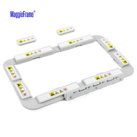 Magnetic Hoop Set with Square Magnet Blocks for Brother SE600 PE550D SE700 PE535 SE400 PE525 PE540D PE500 SE625 SE425 Innov - is Babylock, Metal Magnet Embroidery Machine Sash Frames - MaggieFrameStore