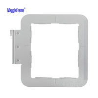 MaggieFrame Magnetic Hoop for Husqvarna Viking Designer Diamond Deluxe Ruby Royale Topaz JADE Pfaff Creative Sensation Vision Ambition – Metal Magnet Embroidery Machine Sash Frame (4x4" - VK439MK) - MaggieFrameStore