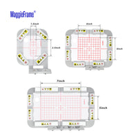 Magnetic Hoop Set with Square Magnet Blocks for Brother SE600 PE550D SE700 PE535 SE400 PE525 PE540D PE500 SE625 SE425 Innov - is Babylock, Metal Magnet Embroidery Machine Sash Frames - MaggieFrameStore