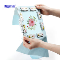 Magnetic Hoop Set with Square Magnet Blocks for Brother SE600 PE550D SE700 PE535 SE400 PE525 PE540D PE500 SE625 SE425 Innov - is Babylock, Metal Magnet Embroidery Machine Sash Frames - MaggieFrameStore