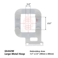 Magnetic Hoop Set for Brother PE900 SE2000 PE800 SE1900 PE770 780D PE700 PC6500 Brother Innovis 1250 700 and Babylock ACCORD BLR BLR2, Metal Magnet Embroidery Machine Sash Frames - MaggieFrameStore