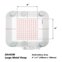 Magnetic Hoop Set for Brother PE900 SE2000 PE800 SE1900 PE770 780D PE700 PC6500 Brother Innovis 1250 700 and Babylock ACCORD BLR BLR2, Metal Magnet Embroidery Machine Sash Frames - MaggieFrameStore