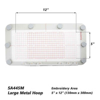 Magnetic Hoop Set for Brother PE900 SE2000 PE800 SE1900 PE770 780D PE700 PC6500 Brother Innovis 1250 700 and Babylock ACCORD BLR BLR2, Metal Magnet Embroidery Machine Sash Frames - MaggieFrameStore
