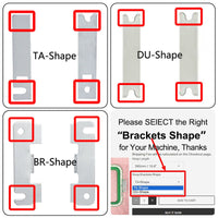 MaggieFrame magnetic hoop brackets detail for Mana industrial embroidery machine